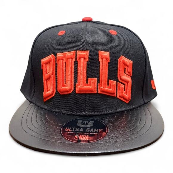 Chicago Bulls Ultra Game NBA Back/Red Snap Hat